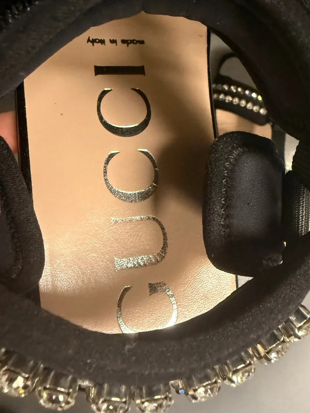 Gucci sandals sparkling